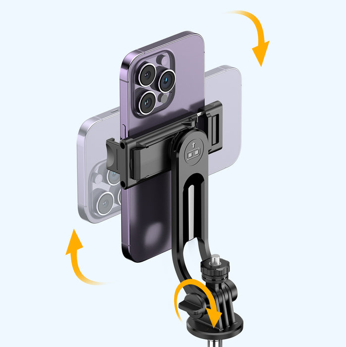 Selfie stick WC1Y3S telescopic tripod 1.3m with phone holder - black