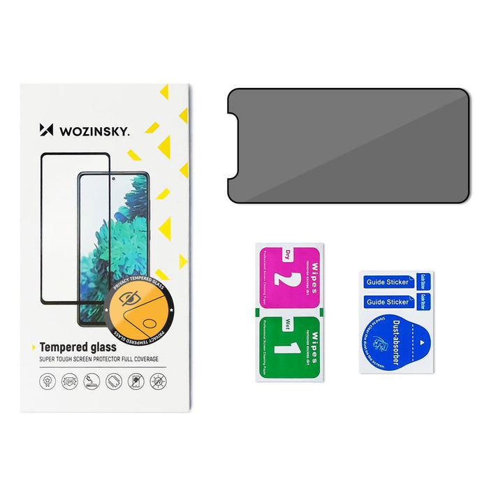 Wozinsky Privacy Glass tempered glass with anti-spy filter for iPhone 16 Pro Max