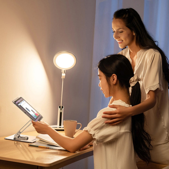 Wozinsky WRS-CPY84SS Aluminum Laptop and Tablet Stand + Free Smartphone Stand - Silver