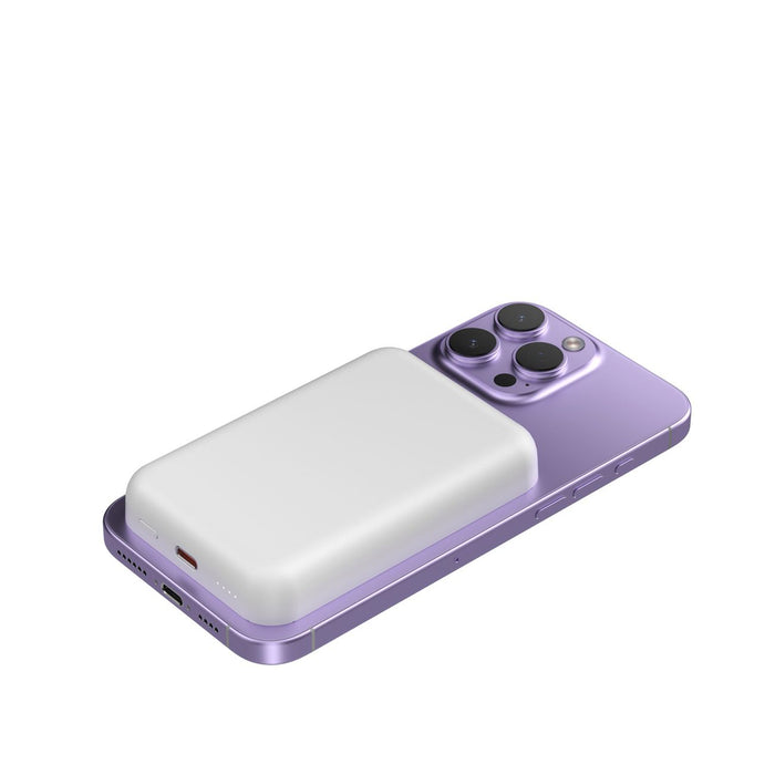 Wozinsky WRW349YWS 10000 mAh Magnetic Power Bank - White