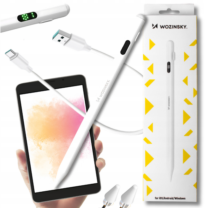 Wozinsky Stylus Universal Active Stylus (Android and iOS) - White