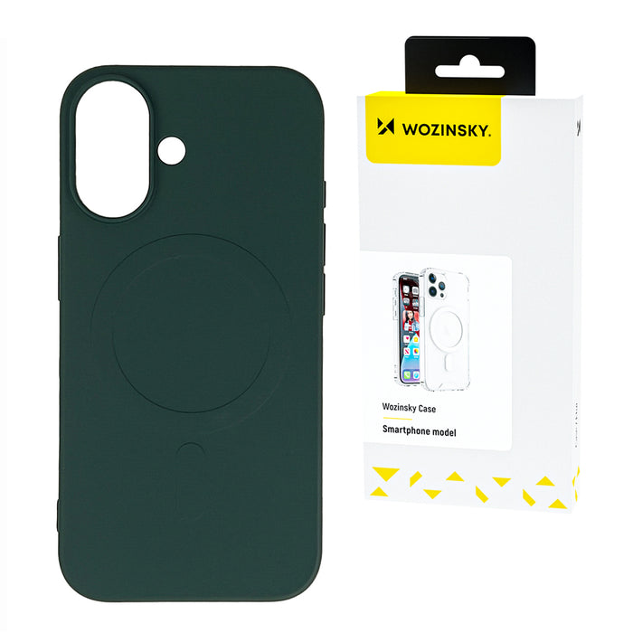 Liquid Silicone Case MagSafe for Samsung Galaxy S25 - Green