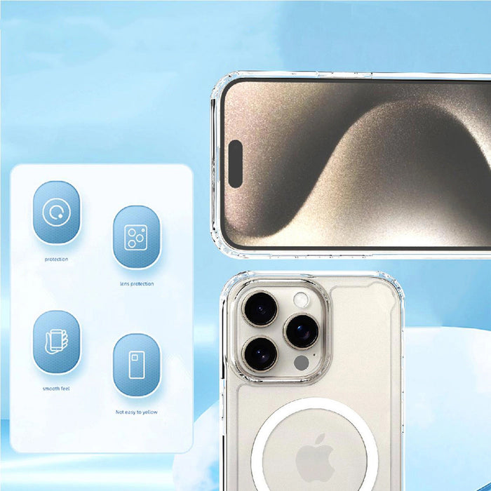 Wozinsky Clear Corner Case MagSafe for Samsung Galaxy S25 - Clear