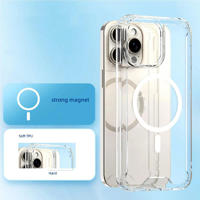 Wozinsky Clear Corner Case MagSafe for Samsung Galaxy S25 - Clear