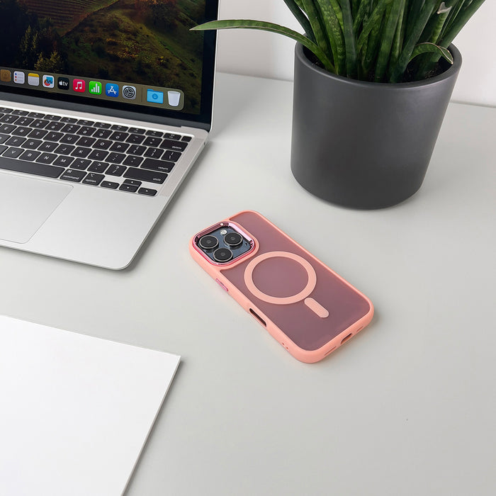 Wozinsky Fashion Case with MagSafe for Samsung Galaxy S24 FE - Pink
