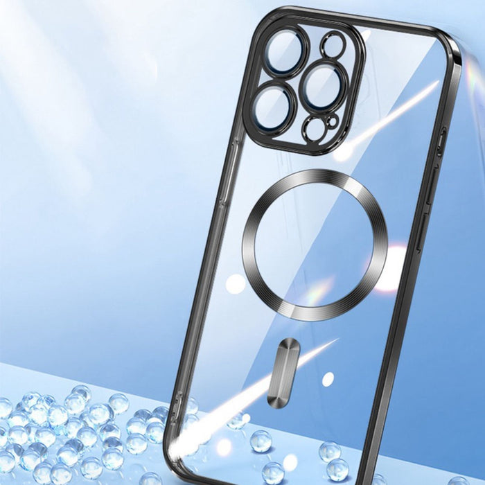 Wozinsky Electroplated Magsafe case for Samsung Galaxy S24 FE - pink