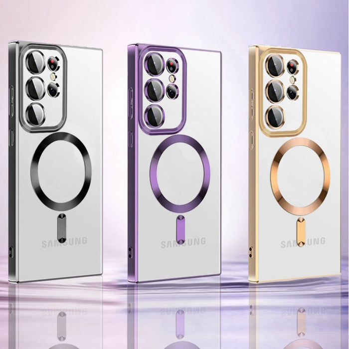 Wozinsky Electroplated Magsafe case for Samsung Galaxy S24 FE - gold