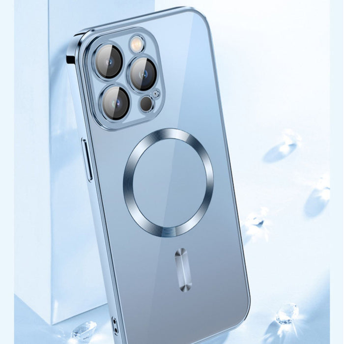 Wozinsky Electroplated Magsafe case for Samsung Galaxy S24 FE - silver