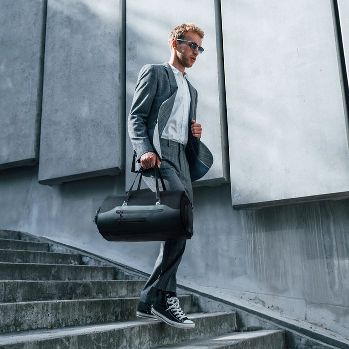 Wozinsky Premium Suit Travel Bag with Wet Pocket (45L) - Black