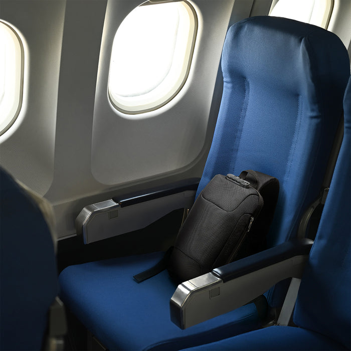 Wozinsky Premium Single Shoulder Anti-Theft City Backpack with Organizer and USB - Black