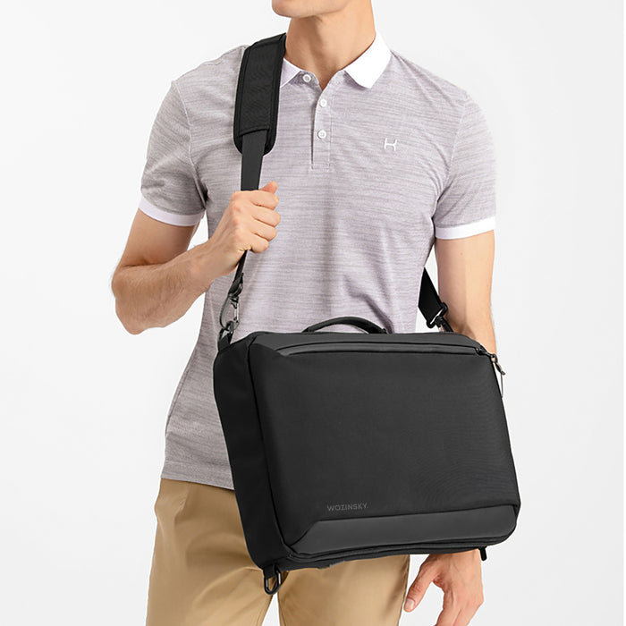 Wozinsky Premium 15.6'' Laptop Backpack/Bag with Strap - Black
