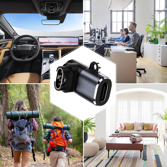 Wozinsky WAYGS1 USB-C Adapter for Garmin Smartwatch - Gray