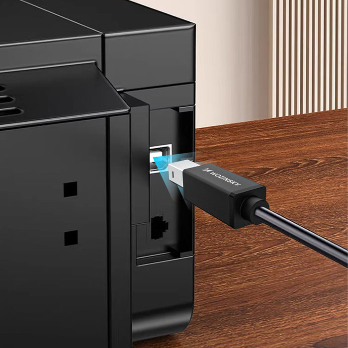 Wozinsky WKDDY4S USB-B - USB-A 480Mb/s Cable 1m - Black