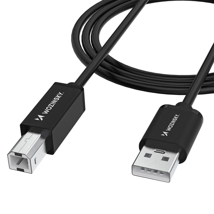 Wozinsky WKDDY4S USB-B - USB-A 480Mb/s Cable 1m - Black
