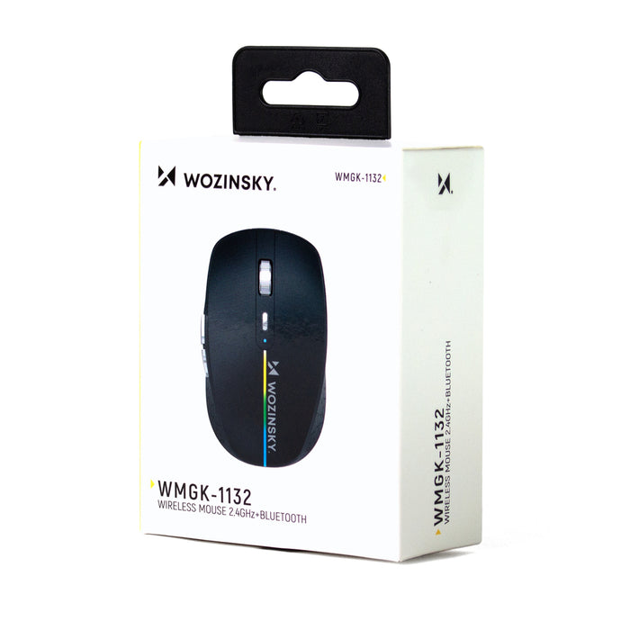 Wozinsky WMGK-1132 Wireless Mouse with RGB Backlight - Black