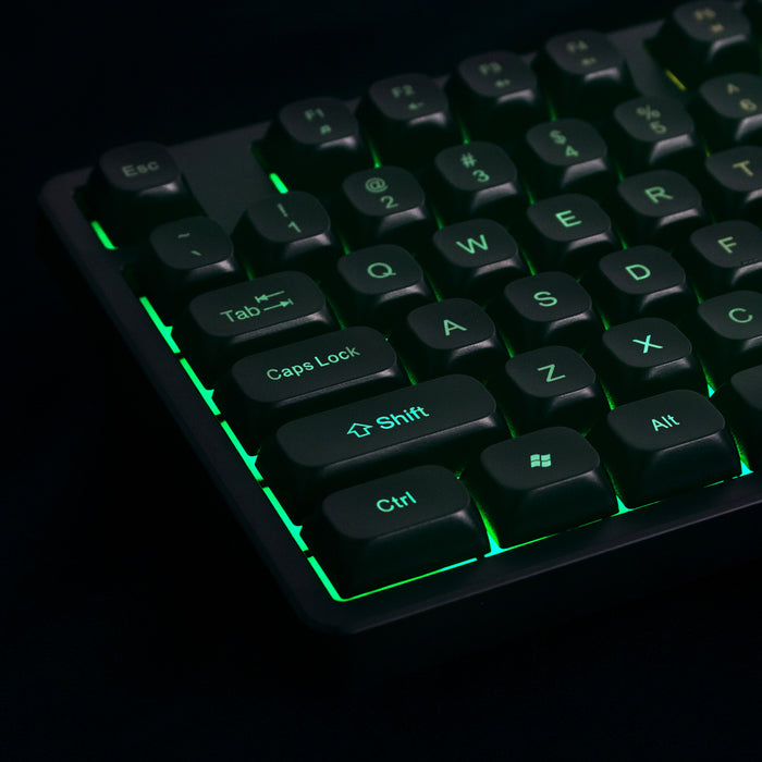 Wozinsky WKG-200 RGB Membrane Gaming Keyboard with Scroll Wheel - Black