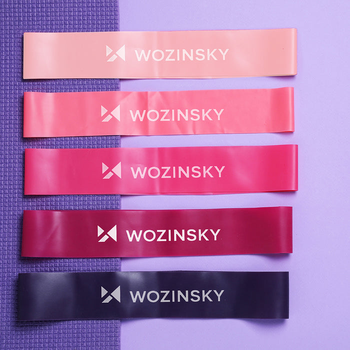 Mini resistance bands Wozinsky WGO-5A activation bands made of TPE - 5 pcs.