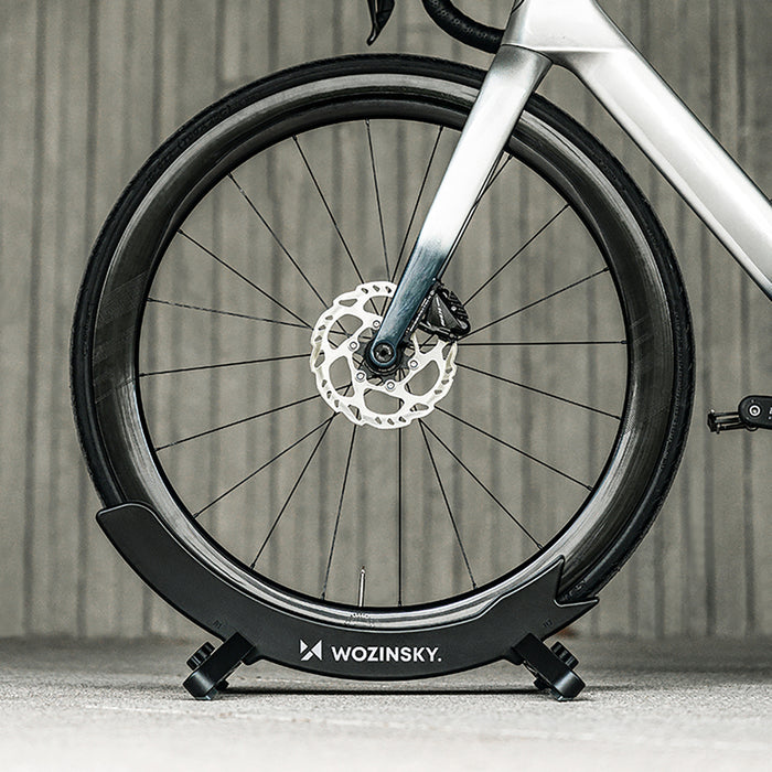 Wozinsky WSR-02 bicycle stand, stable, for bicycle wheels - black