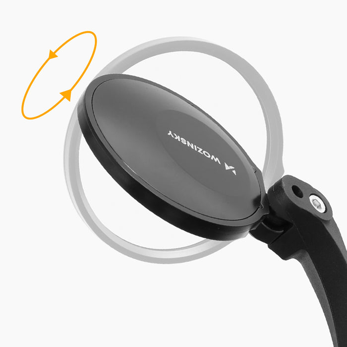 Wozinsky WLR-01I Rearview Left Bicycle Mirror - Black