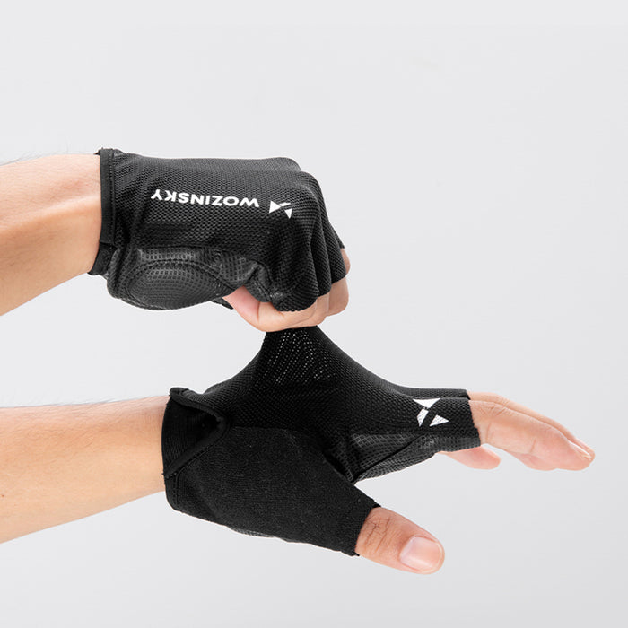 Wozinsky WRR-01L cycling gloves size L - black