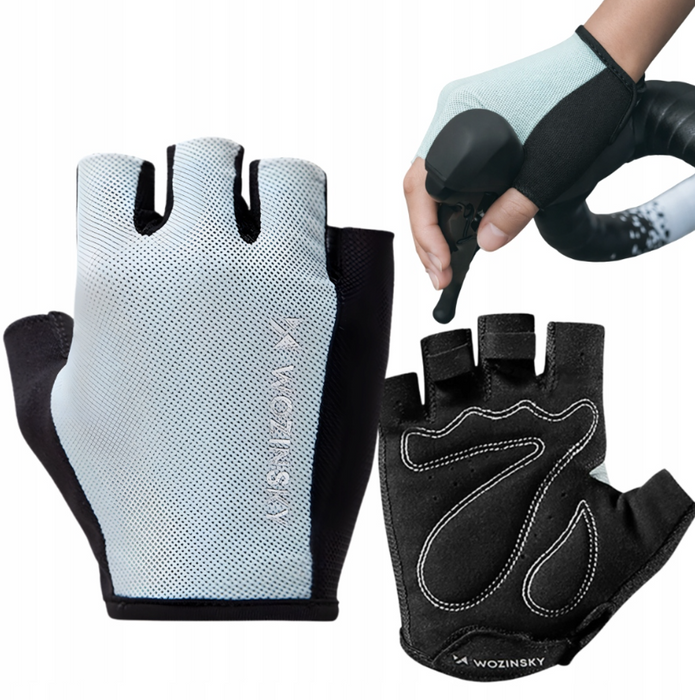 Wozinsky WRR-02L Cycling Gloves Size L - Gray