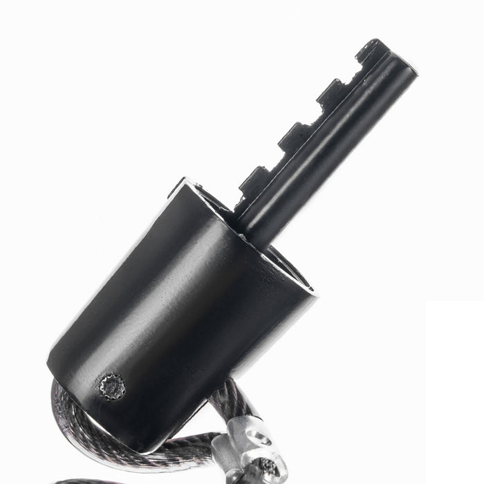 Wozinsky WBN-01R bicycle lock for a bicycle helmet, waterproof, 4-digit combination - black