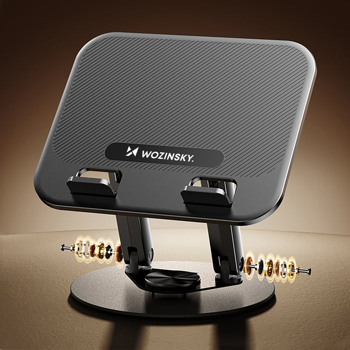 Wozinsky WRS-K75 swivel stand for laptop and tablet - black