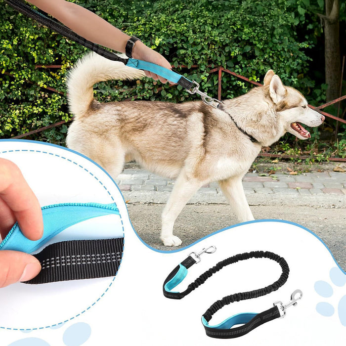 Wozinsky WPST-01 Hip Belt with Pouch and Elastic Leash for Running with a Dog - Black
