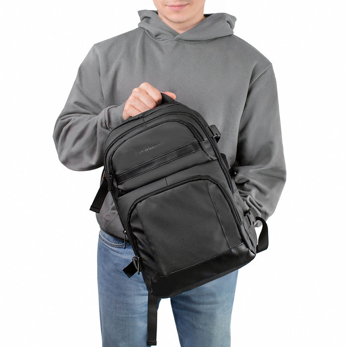 Wozinsky WPW-20L Travel Backpack with Laptop Pocket 40x20x25 cm for the Luggage Hold - Black