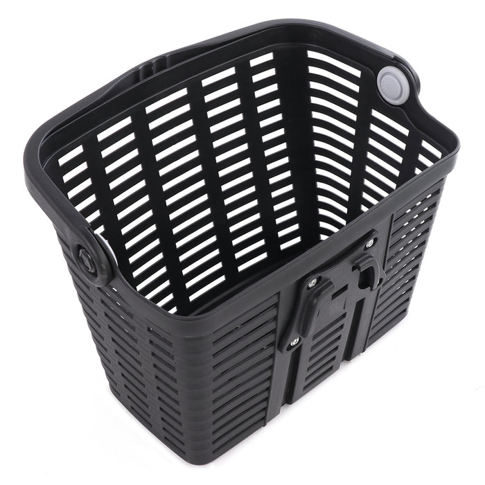 Wozinsky WKR-PK plastic handlebar bicycle basket - black