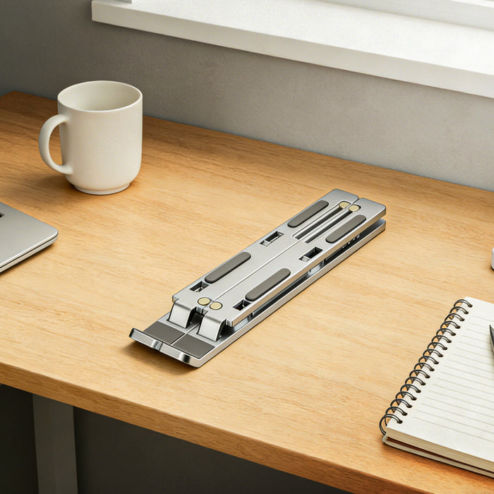 Wozinsky WDCX-X8S Foldable Adjustable Laptop Stand - Silver