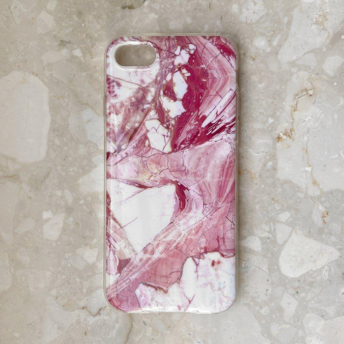 Wozinsky Marble TPU case cover for Xiaomi Redmi 8A pink