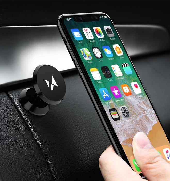 Wozinsky Magnetic Car Mount for Dashboard 360 Self-Adhesive Black (WMH-05)