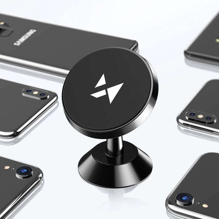 Wozinsky Magnetic Car Mount for Dashboard 360 Self-Adhesive Black (WMH-05)
