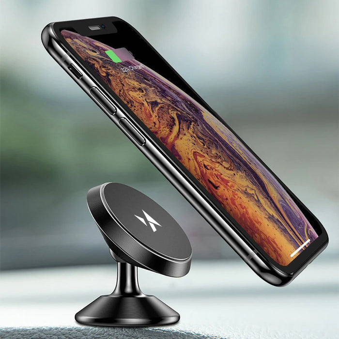 Wozinsky Magnetic Car Mount for Dashboard 360 Self-Adhesive Black (WMH-05)