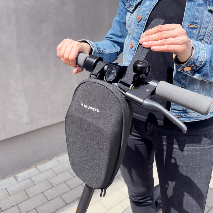 Wozinsky Waterproof Scooter Handlebar Bag 4L Black (WSB1BK)