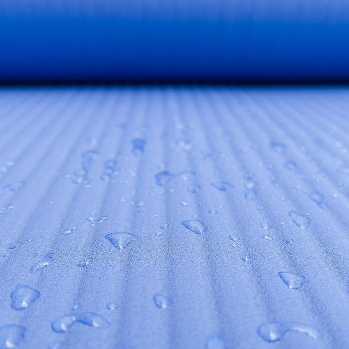 Wozinsky exercise mat 181 x 63 x 0.9 cm thick gymnastic yoga mat blue