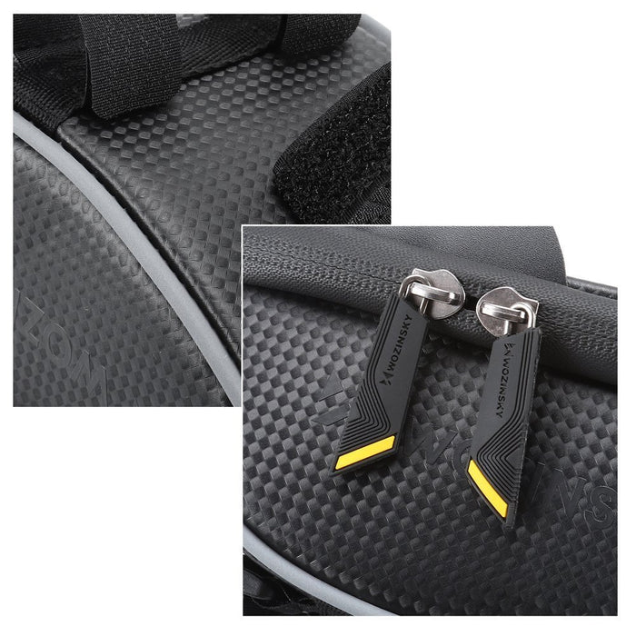 Wozinsky bike handlebar bag with phone case 1l black (WBB16BK)