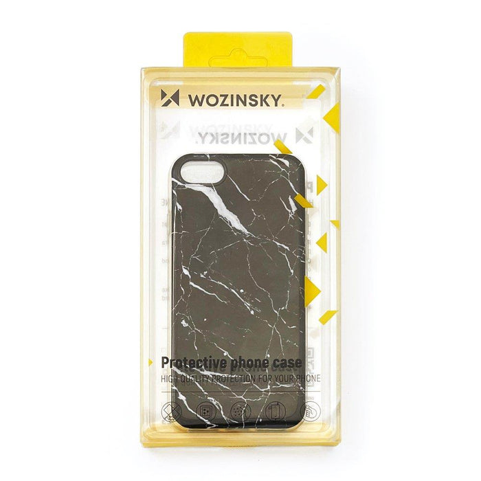 Wozinsky Marble TPU case cover for Samsung Galaxy M51 black