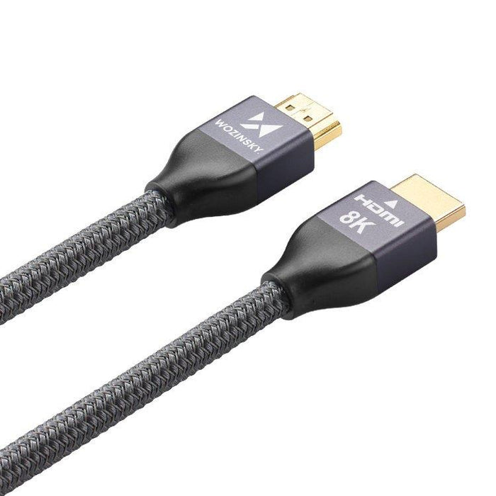 Wozinsky HDMI 2.1 Cable 8K 60 Hz 48 Gbps / 4K 120 Hz / 2K 144 Hz 5 m Silver (WHDMI-50)