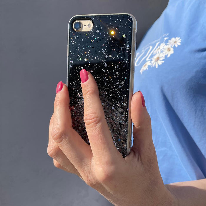 Wozinsky Star Glitter Shining Cover for Xiaomi Redmi K40 Pro+ / K40 Pro / K40 / Poco F3 black