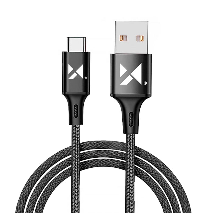 Wozinsky cable USB - USB Type C 2,4A 2m black(WUC-C2B)