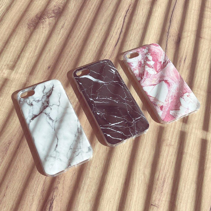Wozinsky Marble TPU cover gel marble for Samsung Galaxy S22 + (S22 Plus) pink