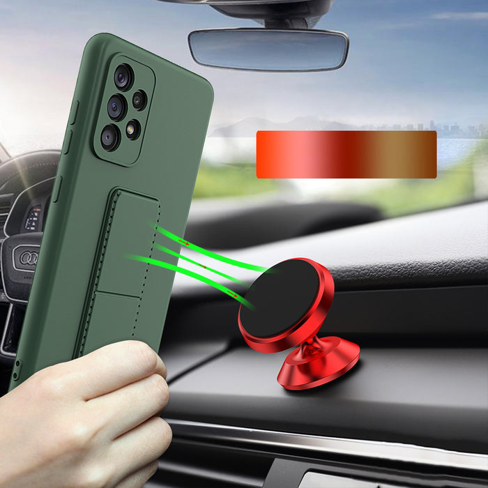 Wozinsky Kickstand Case silicone case with stand Samsung Galaxy A13 5G red