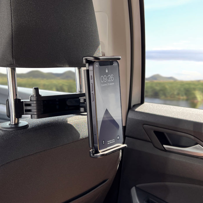 Wozinsky Adjustable Headrest Holder for Tablet or Phone Black (WTHBK3)