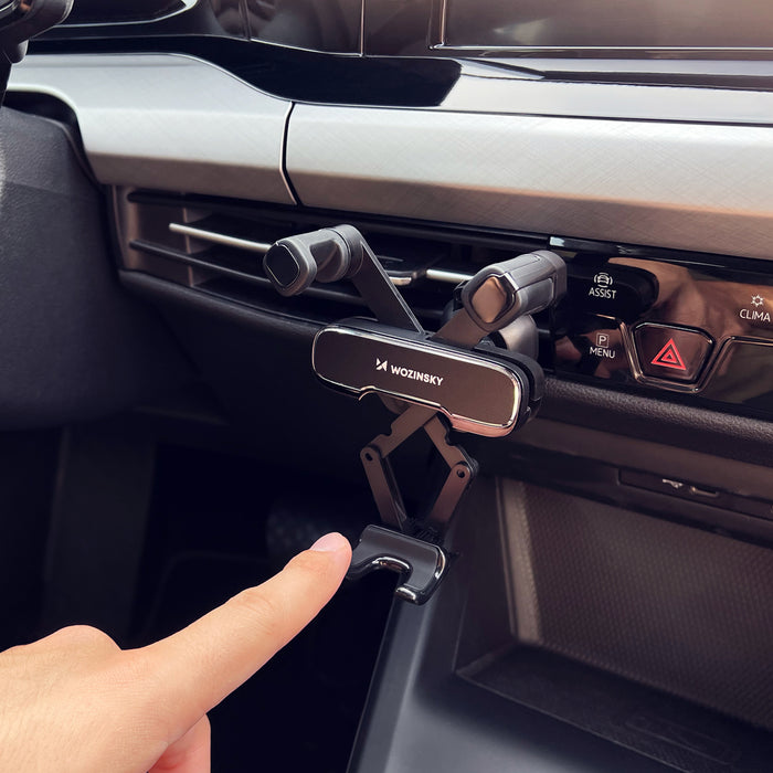 Wozinsky Gravity Car Phone Holder Black (WCHBK7)