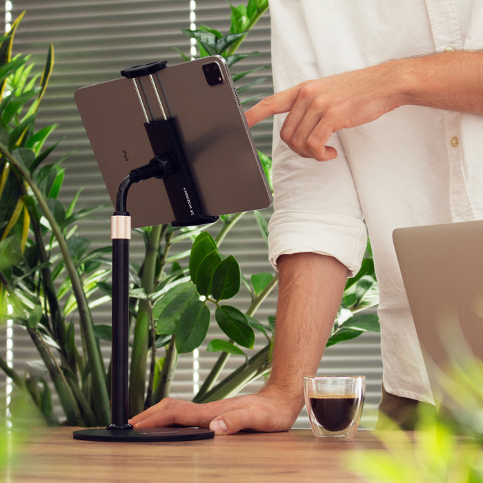 Wozinsky Tablet and Phone Desk Stand Black (WTHBK4)