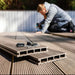 WPC DECKING BOARD 200CM TEAK. ROSSIMA FOREST FEEL - Декинг плочи<<<Външни настилки<<<Подови и стенни