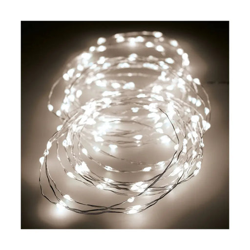 Wreath of LED Lights Lumineo White - Декорация и Осветление<<<Дом Градина<<<BigBuy&&&LED Осветление<<<Декорация и