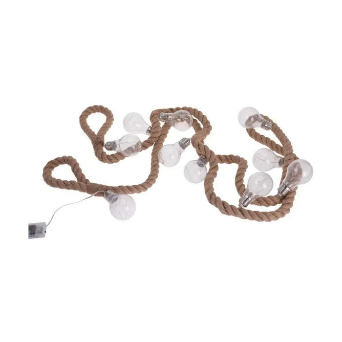 Wreath of LED Lights White - Декорация и Осветление<<<Дом Градина<<<BigBuy&&&LED Осветление<<<Декорация и